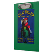 カカオのPoulainのヴィンテージPosterEurope クリップボード (左)