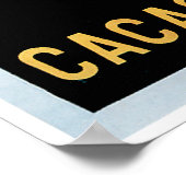 カカオチダヴィンテージフードアドアート ポスター (角)