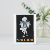 カカオチダヴィンテージフードアドアート ポストカード (スタンド正面)