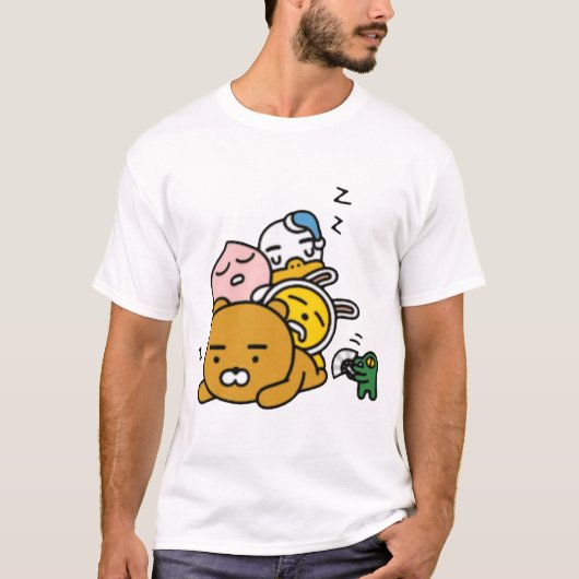 カカオトーク フレンズ (Zzzz) Tシャツ (正面)
