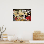 カカオフランスのカルステル飲料カフェ ポスター (キッチン)