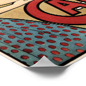 カカオフランスのカルステル飲料カフェ ポスター (角)