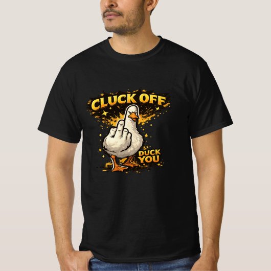 カカオフ ファニーダック メンズTシャツ Tシャツ (正面)