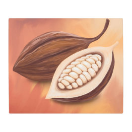 カカオポッド メタルプリント