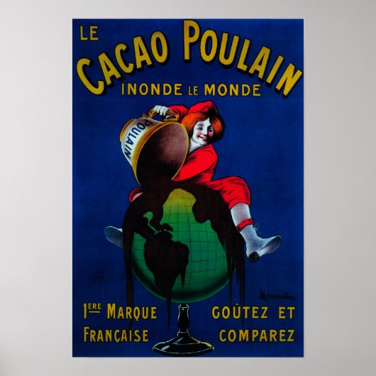 カカオポランヴィンテージポスターヨーロッパ ポスター (正面)