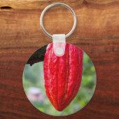 カカオ・ポッド・レッド キーホルダー (正面)