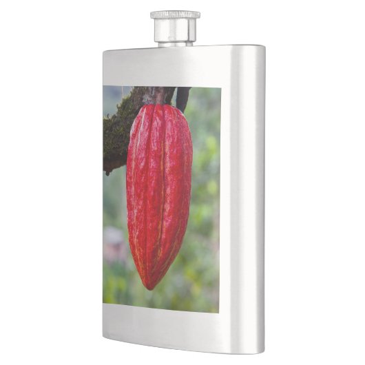 カカオ・ポッド・レッド フラスク (左)
