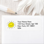 カカスタムウトハッピーサン住所 シール (インサイチュ)