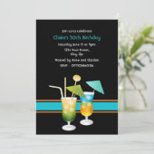 カカスタムクテルパーティの招待状 招待状 (スタンド正面)