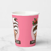 カカスタムラーアイスクリームラバー 紙コップ (左)