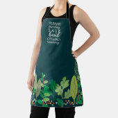 カカスタムラーグリーン料理グルメ エプロン (インサイチュ)