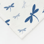 カカスタムラートンボ-さまざまな影 フリースブランケット (角)