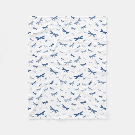 カカスタムラートンボ-さまざまな影 フリースブランケット (正面)