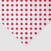 カカスタムラーレッド水玉模様ティッシュペーパー 薄葉紙 (詳細)