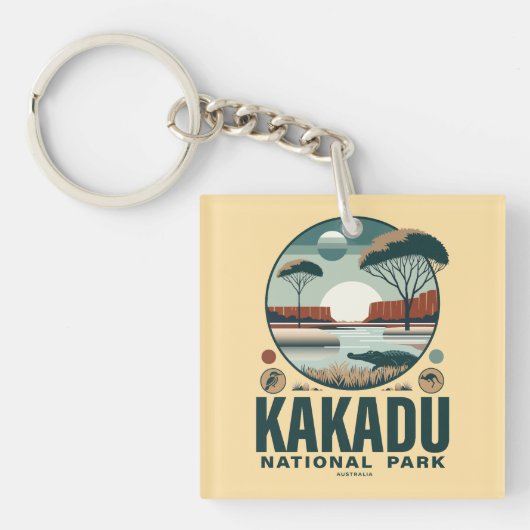 カカドゥ国立公園オーストラリア キーホルダー (正面)