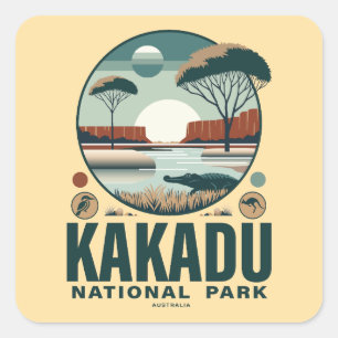 カカドゥ国立公園オーストラリア スクエアシール