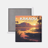 カカドゥ国立公園オーストラリア マグネット (正面/裏面)