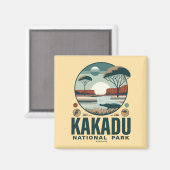 カカドゥ国立公園オーストラリア マグネット (正面/裏面)