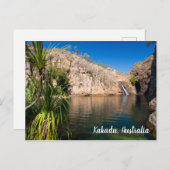 カカドゥ滝はがき ポストカード (正面/裏面)