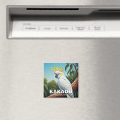 カカドー国立公園オーストラリアのコカトー マグネット (インサイチュ (食洗機))