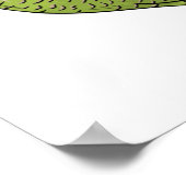 カカポ鳥まんがイラストレーション ポスター (角)