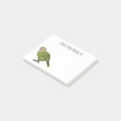 カカポ鳥まんがイラストレーション ポストイット (アングル)