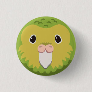 カカポ-Kakapo 缶バッジ
