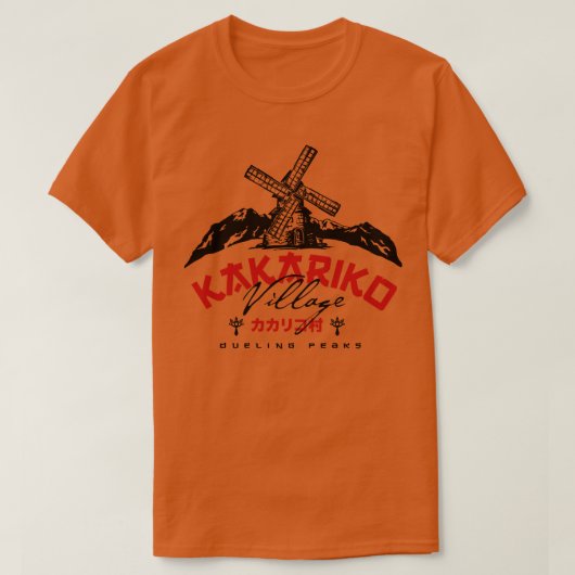 カカリコヴィレッジ Tシャツ (デザイン正面)
