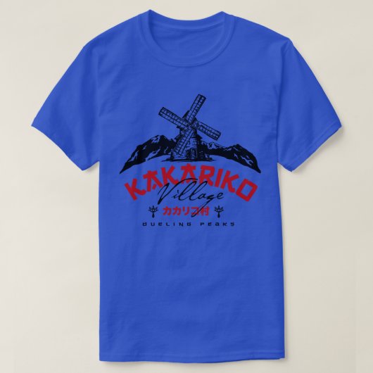 カカリコヴィレッジ Tシャツ (デザイン正面)