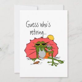 カガエル・アット・ザ・ビーチ・リタイア・パーティー 招待状