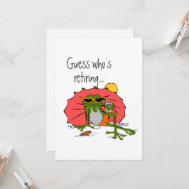 カガエル・アット・ザ・ビーチ・リタイア・パーティー 招待状