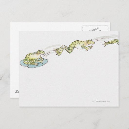 カガエル ポストカード (正面/裏面)