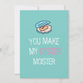 カキおもしろいスValentinesカード,バおもしろいレンティーンズカード 案内状 (正面)