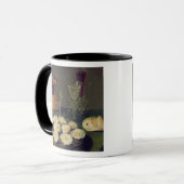 カキおよびガラス(パネルの油)が付いている静物画 マグカップ (正面左)