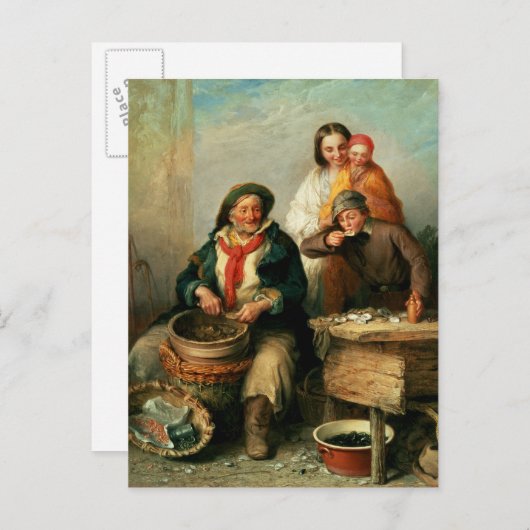 カキか？ ポストカード (正面/裏面)