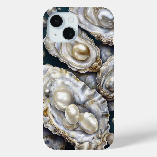 カキとパールの伝統的なケースメイトiPhoneケース Case-Mate iPhoneケース (裏面)