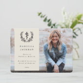 カキのアスクレピオス医療卒業写真 案内状 (スタンド正面)