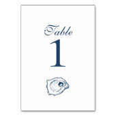 カキのコレクションのテーブル数 テーブルナンバー (正面)