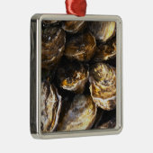 カキのプレート。 メタルオーナメント (右)