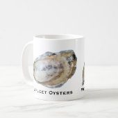 カキのマグ-デザインA及びD コーヒーマグカップ (正面左)