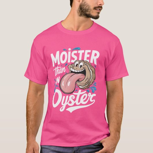 カキのユーモアおもしろいの貝殻よりも不快だ Tシャツ (正面)