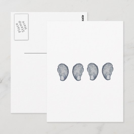 カキのロゴ ポストカード (正面/裏面)