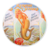 カキの人魚 セラミックノブ (正面)