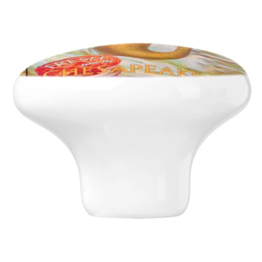 カキの人魚 セラミックノブ (側面)