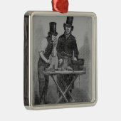 カキの停止 メタルオーナメント (右)