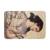カキの女の子(Karl Gussow著) バスマット (正面)