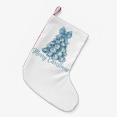 カキの木の弓のプリッピーなクリスマスプレゼント コケッティ スモールクリスマスストッキング (正面 (吊り時))