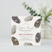 カキの焙りリハーサルディナーの装飾 招待状 (スタンド正面)