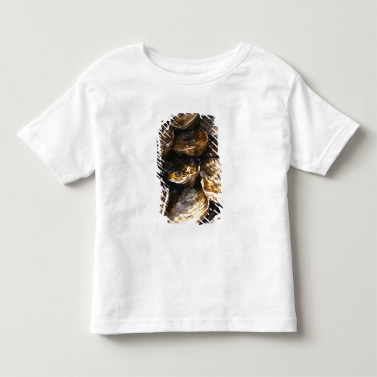 カキの皿盛り トドラーTシャツ (正面)