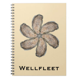 カキの花のノート-デザインDタン ノートブック